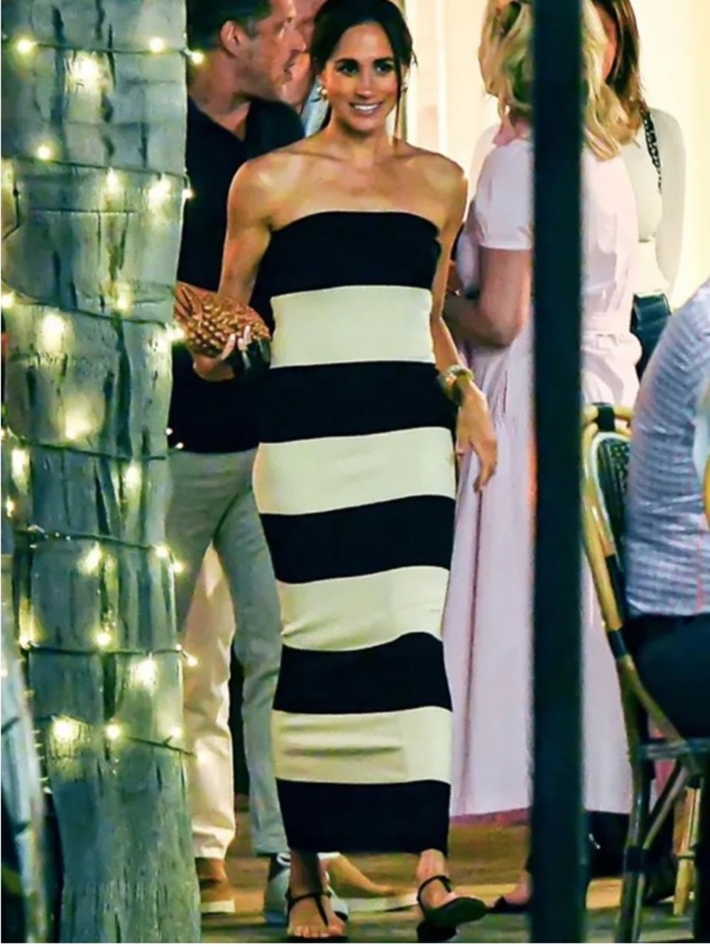 Ribbed woven strapless dress - NWT, size M